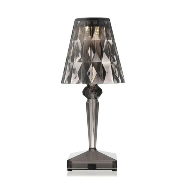 Elegant Krystal Bordlampe med Varm Ambient Belysning