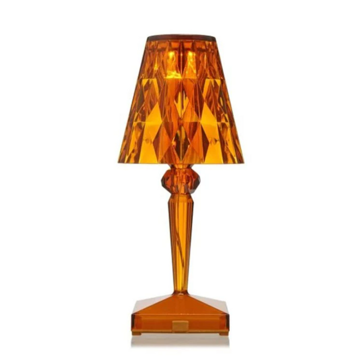 Elegant Krystal Bordlampe med Varm Ambient Belysning