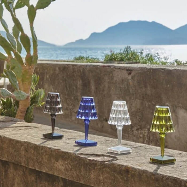 Elegant Krystal Bordlampe med Varm Ambient Belysning