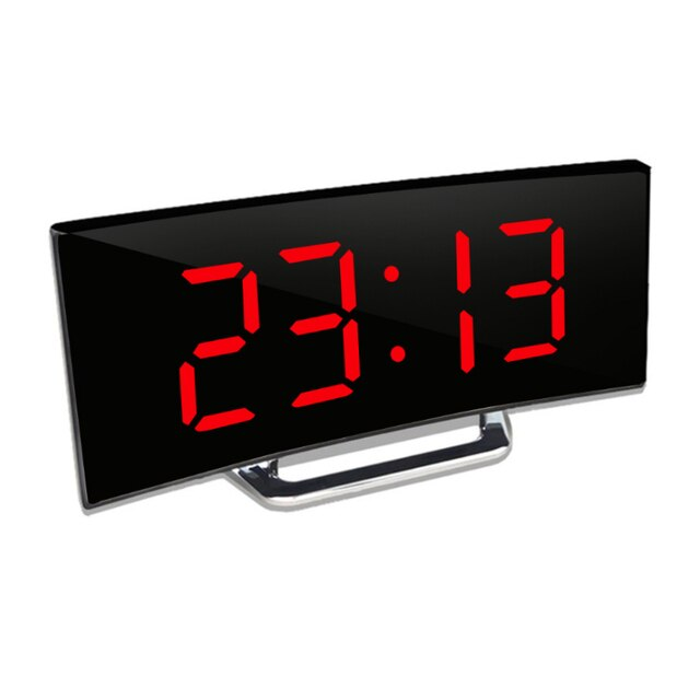 Buet LED Digitalur med Justerbar Lysstyrke og Stort Display