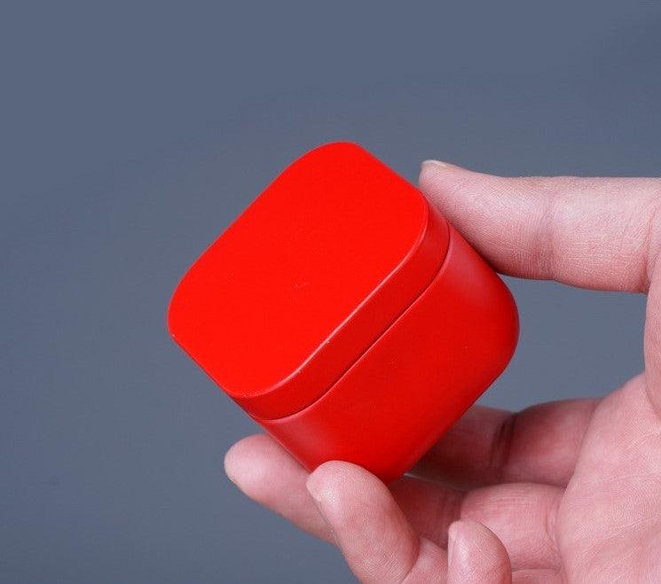 Farverig Metal Opbevaringsboks til Te og Snacks