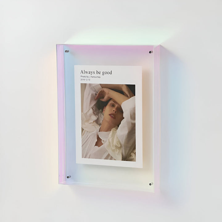 Transparent Akryl Foto Ramme i Minimalistisk Design