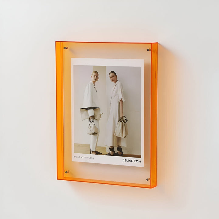 Transparent Akryl Foto Ramme i Minimalistisk Design