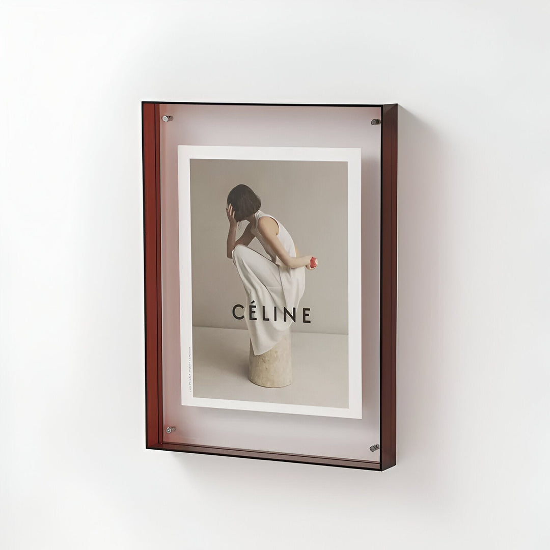 Transparent Akryl Foto Ramme i Minimalistisk Design