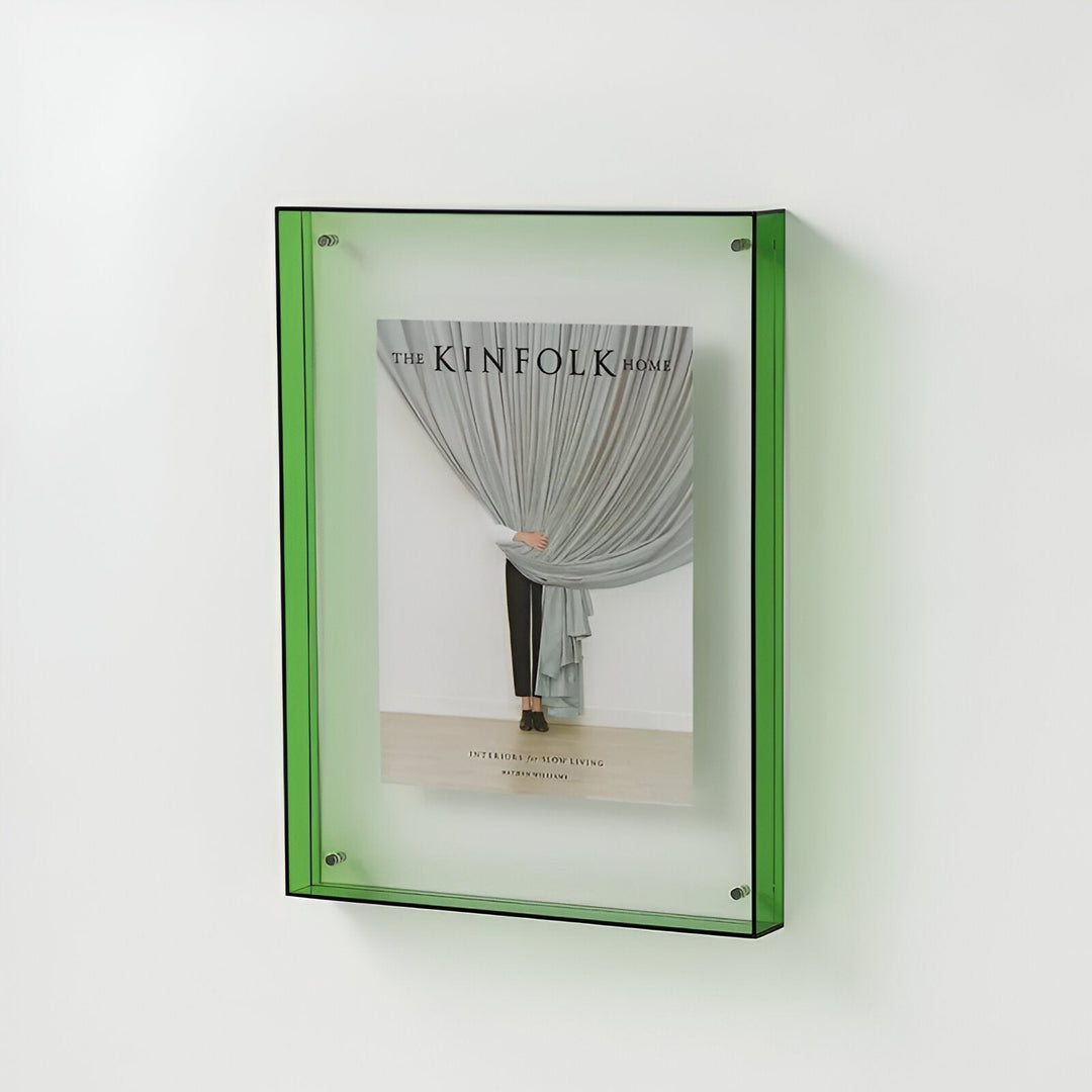Transparent Akryl Foto Ramme i Minimalistisk Design