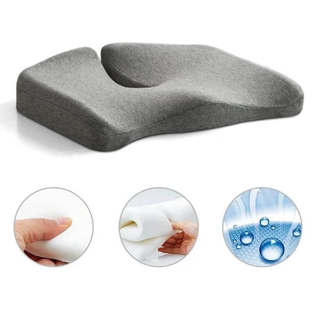 Ergonomisk Memory Foam Sædepude til Bedre Kropsholdning