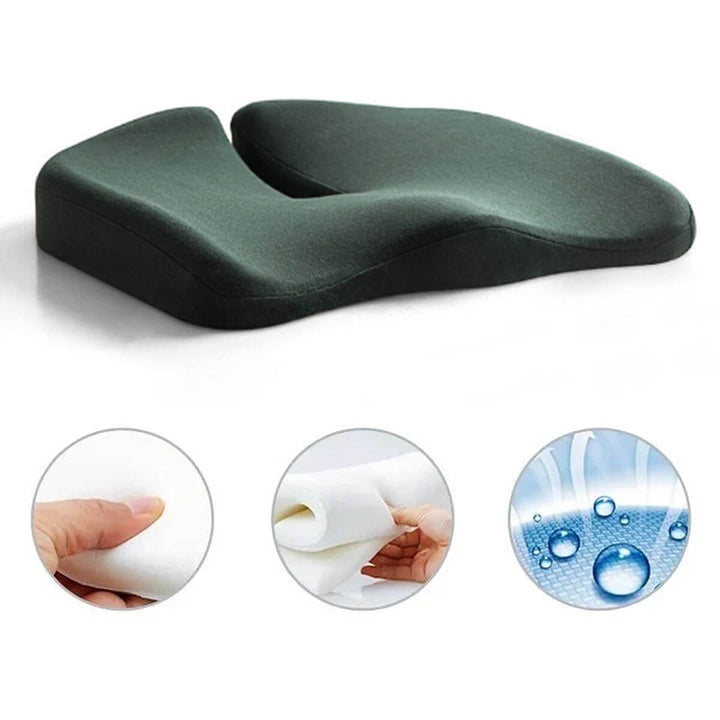 Ergonomisk Memory Foam Sædepude til Bedre Kropsholdning