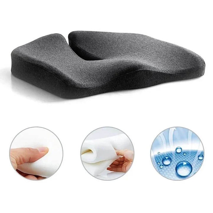 Ergonomisk Memory Foam Sædepude til Bedre Kropsholdning