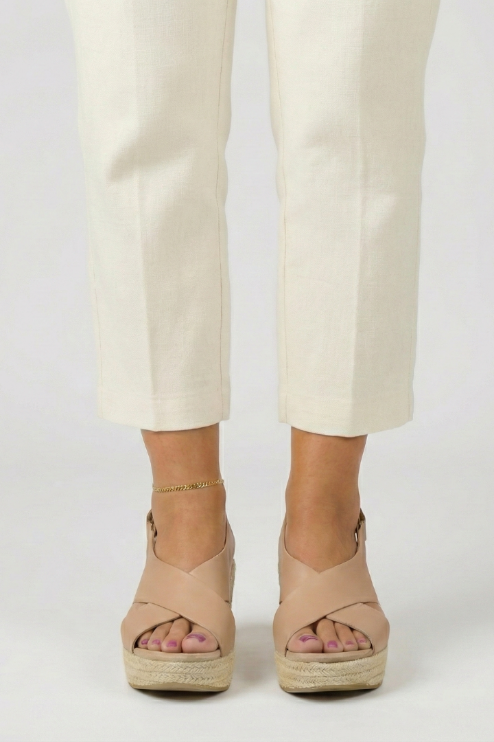 Julia | Dame kile sandal med krydset slingback-rem