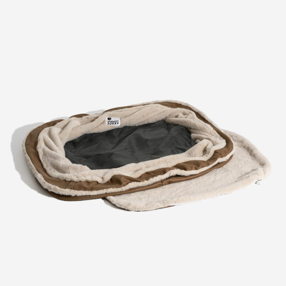 Ortopædisk Hundeseng Erstatningsbetræk i Plush Polyester