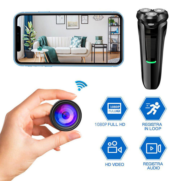 1080P HD WiFi Mini Kamera med Bevægelsesdetektion