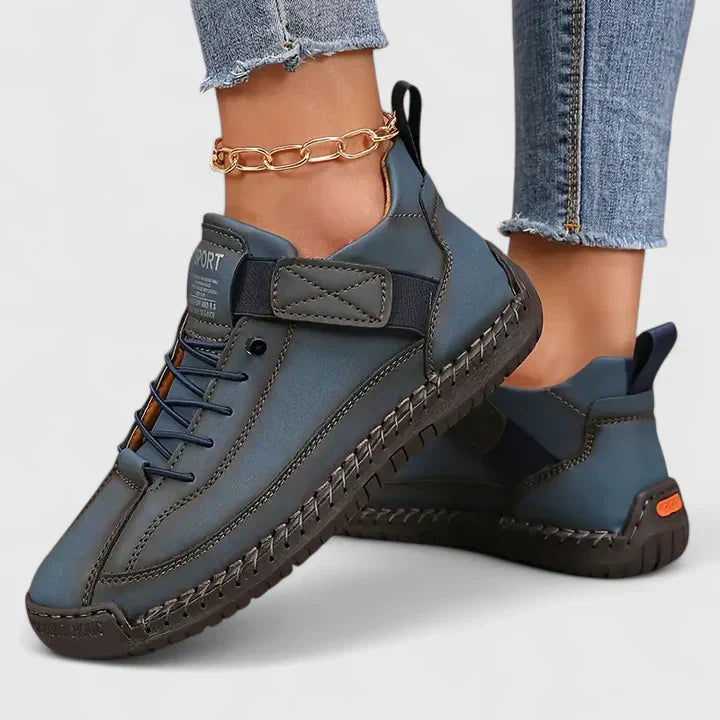 Jessica | Dame Lækre Chic Behagelige Snøresneakers