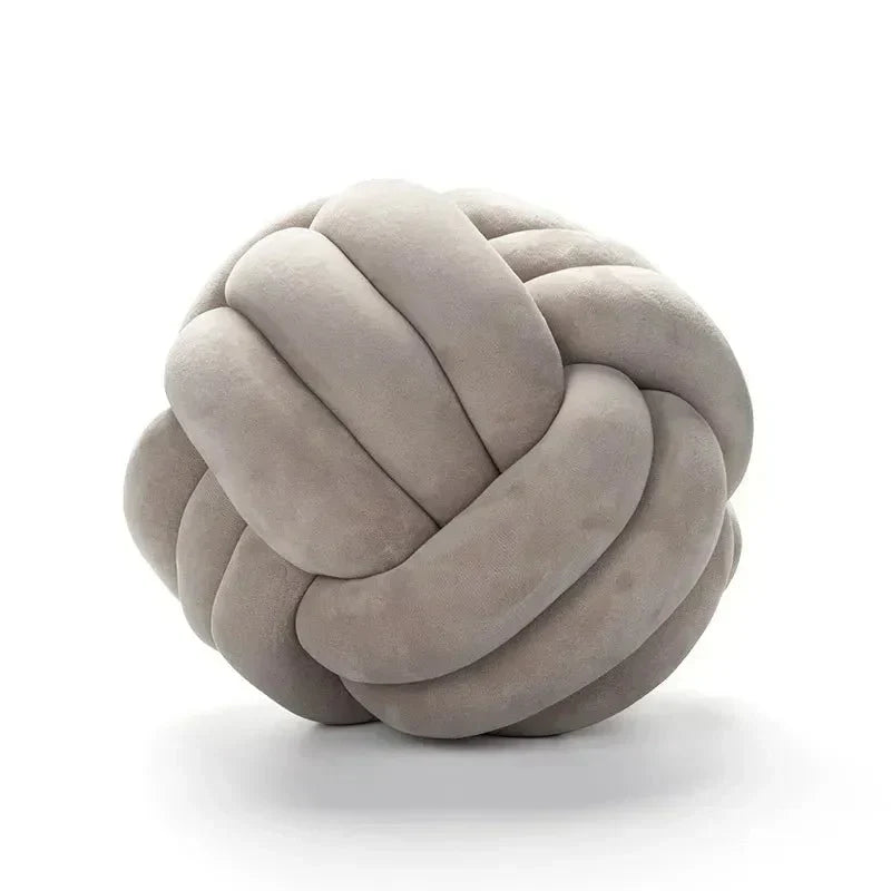 Knotted Dekorativ Pude i Suede-Look