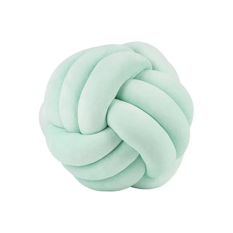 Knotted Dekorativ Pude i Suede-Look