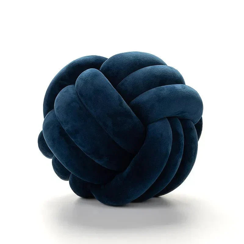 Knotted Dekorativ Pude i Suede-Look