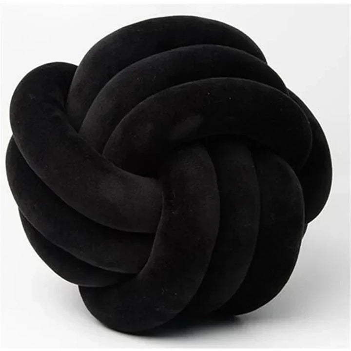Knotted Dekorativ Pude i Suede-Look