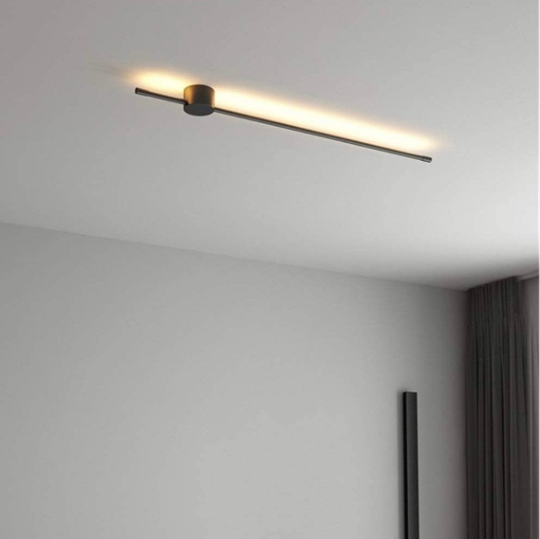 Minimalistisk Væglampe i Aluminium med Integreret LED