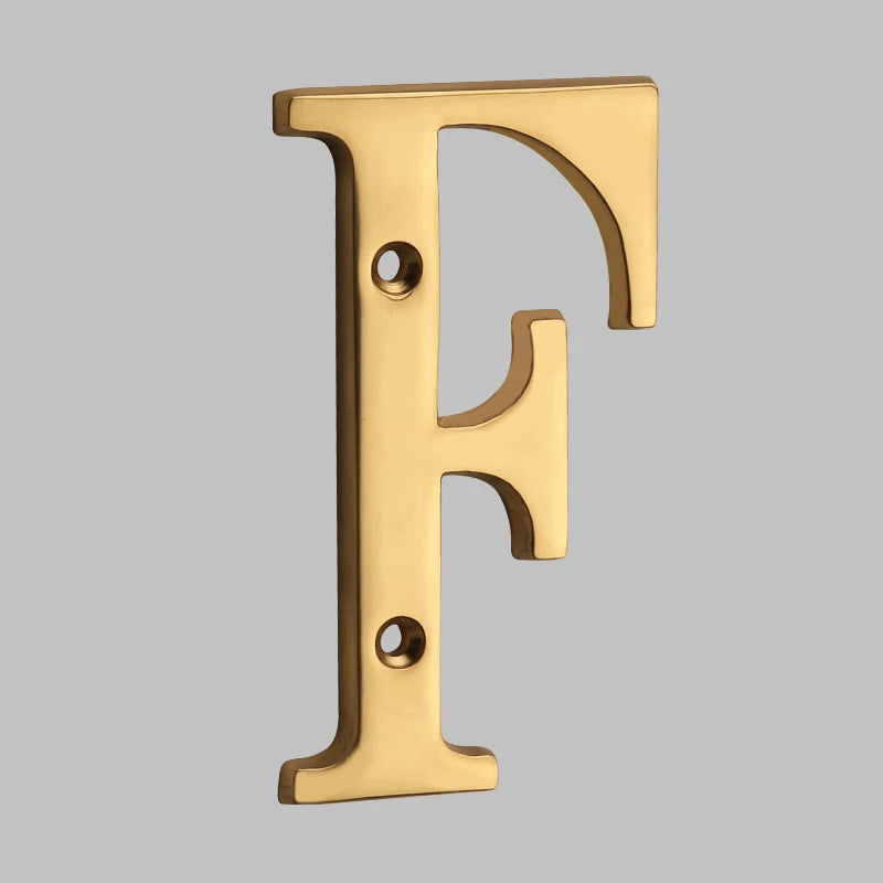 Massive Messing Husnummer i Klassisk Design