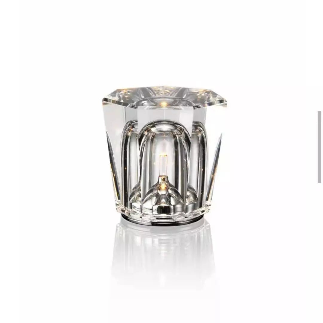 Trådløs Krystal Lampe med LED-belysning