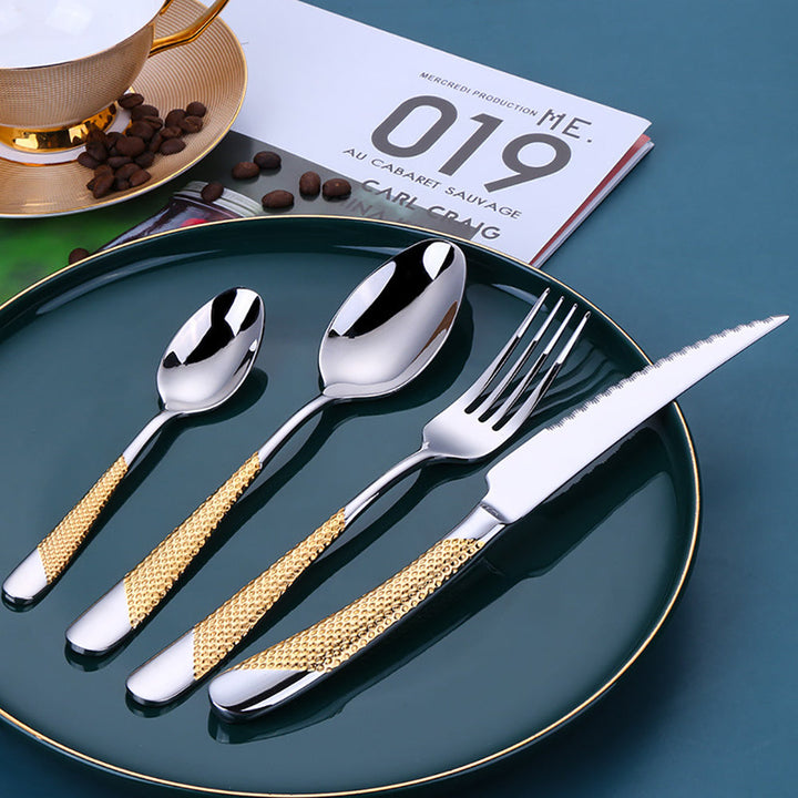 Elegant Stålbestik Sæt til Fin Dining