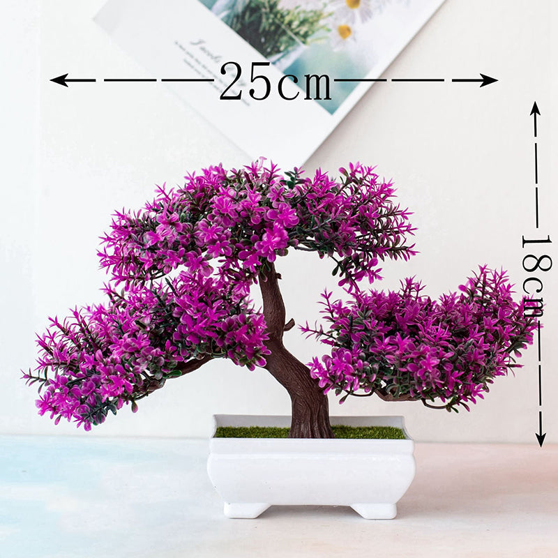 Realistisk Kunstig Bonsai Træ i Plastik