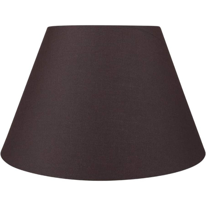 Håndlavet Medium Tøndeformet Linned Lampe Skærm i Hvid
