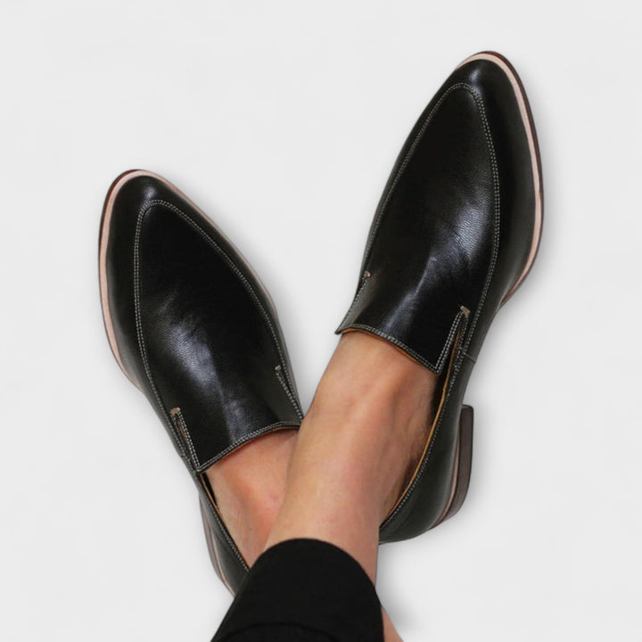 Jacqueline | Dame Klassiske Slip-On Flade Loafers