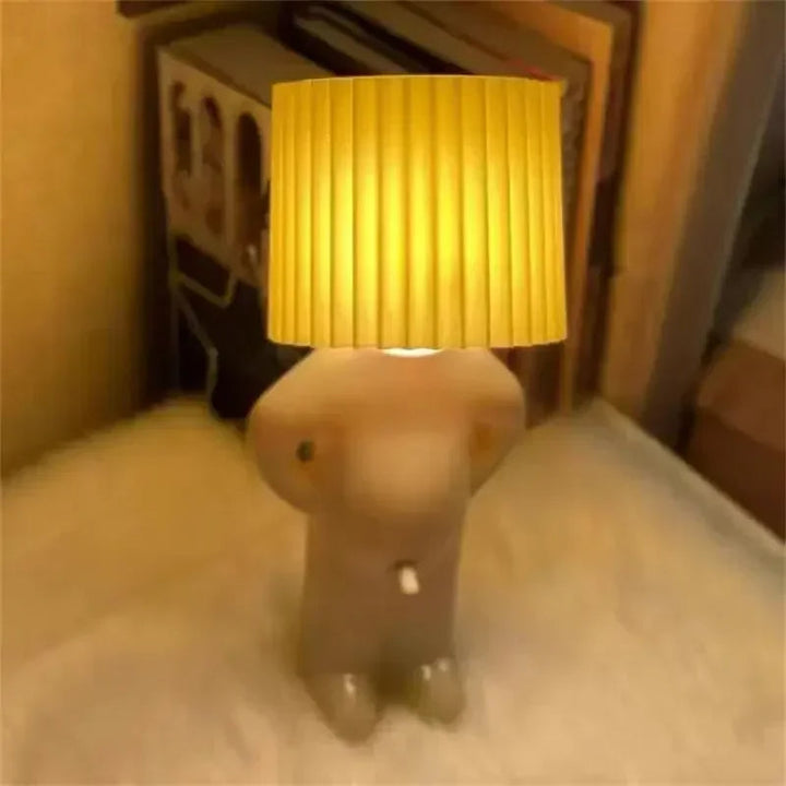 Justerbar Bordlampe med Legesyg Design og Blødt Lys