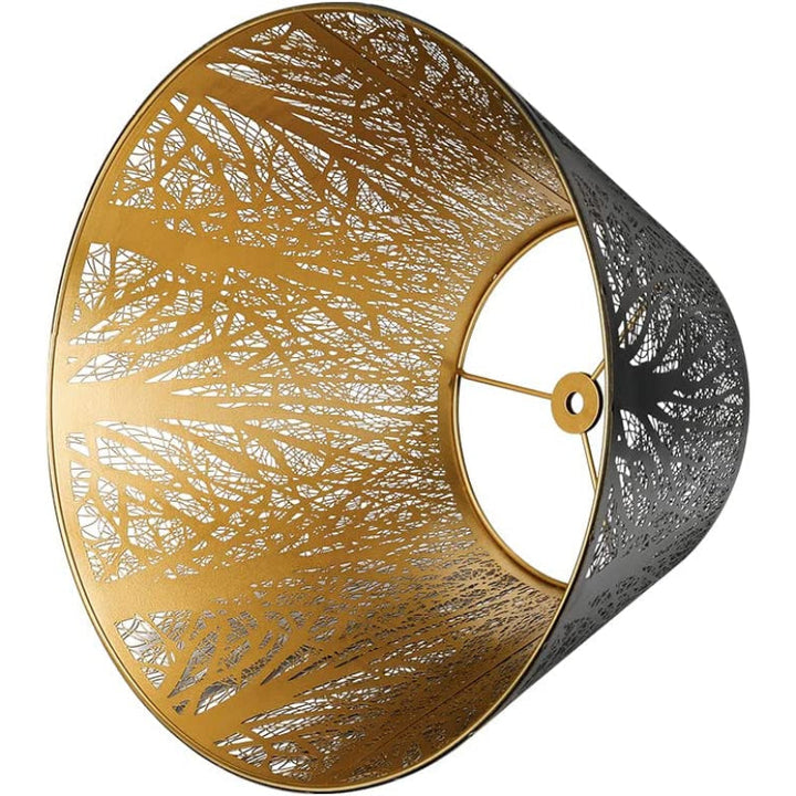 Håndlavet Medium Tøndeformet Linned Lampe Skærm i Hvid