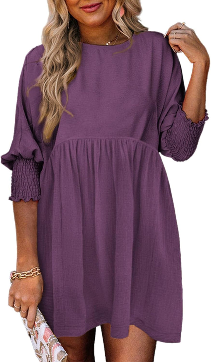 Evelyn™ | Rynket Sommerkjole