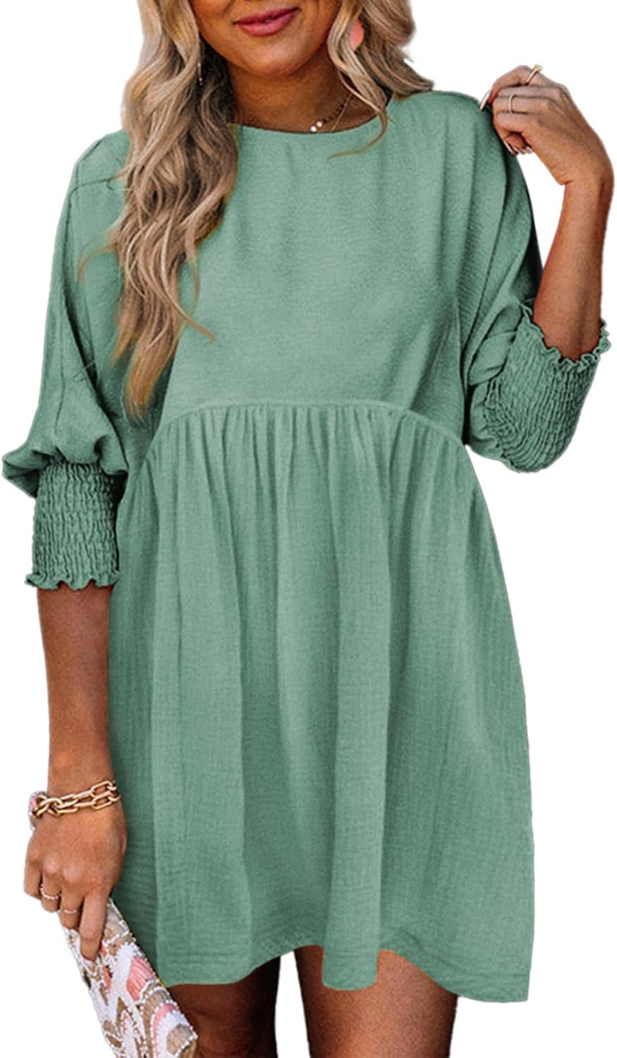 Evelyn™ | Rynket Sommerkjole