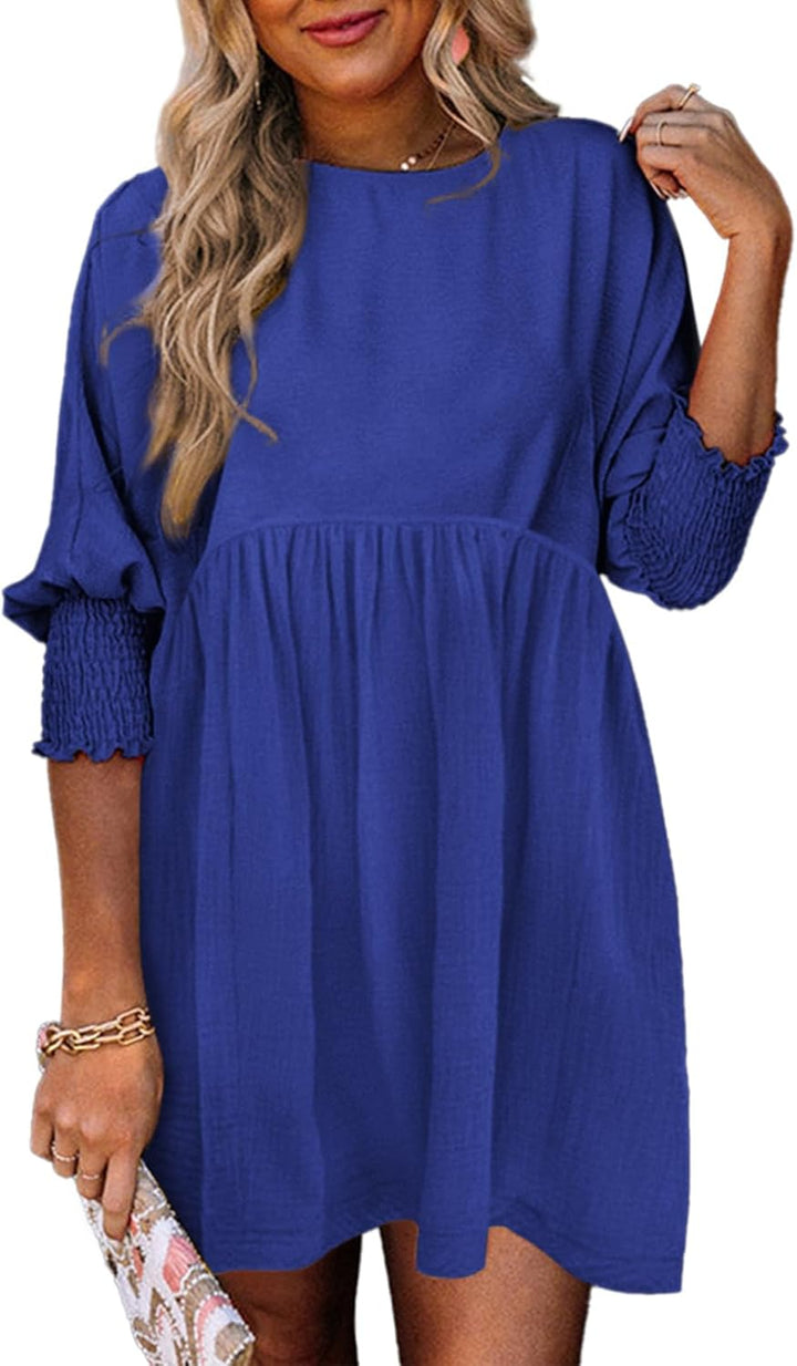 Evelyn™ | Rynket Sommerkjole
