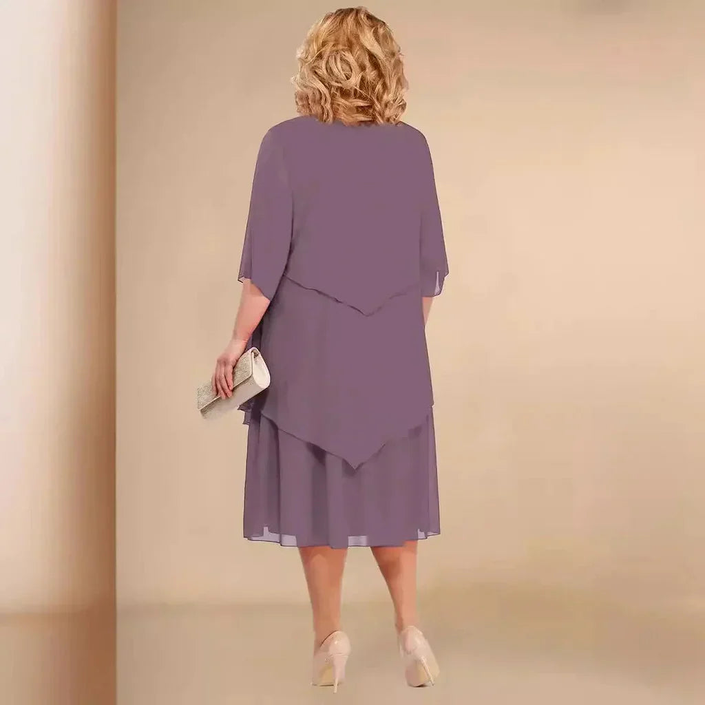 Ellen™ | Elegant Chiffon Kjole
