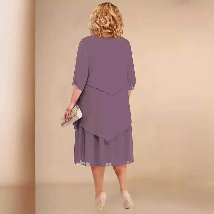 Ellen™ | Elegant Chiffonkjole