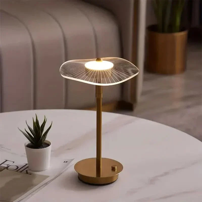Dæmpbar Justerbar LED Bordlampe i Jern
