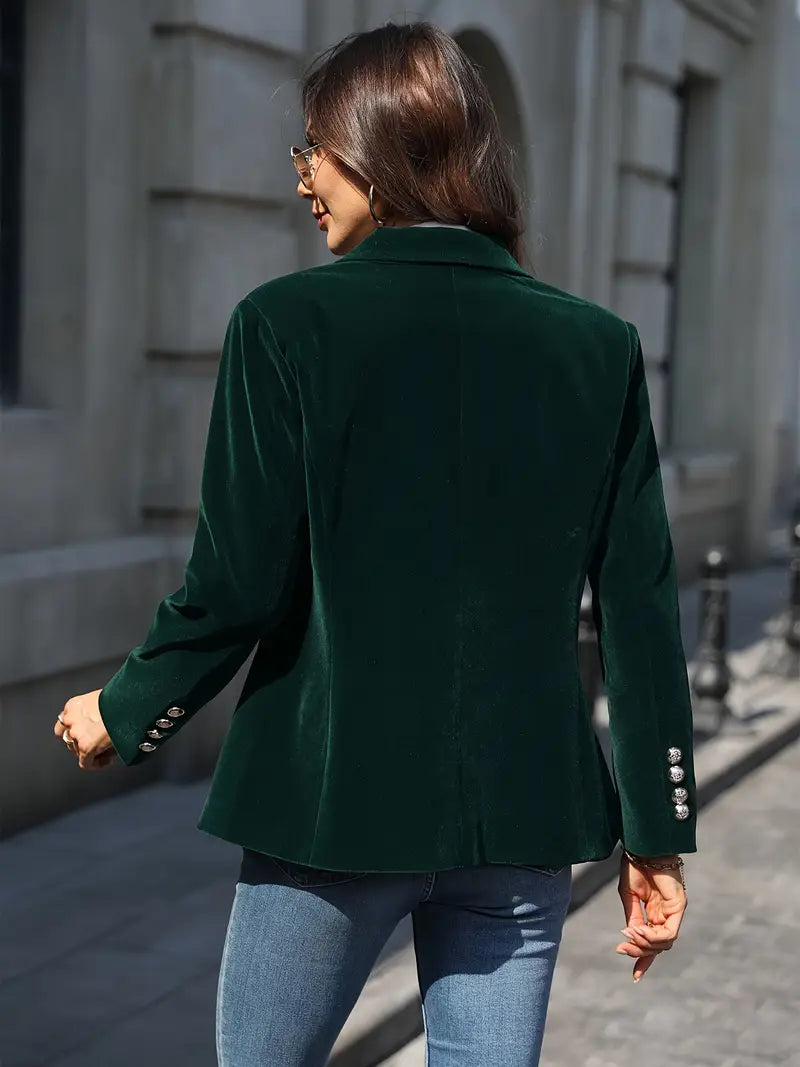Carole™ | Elegant Velvet Blazer