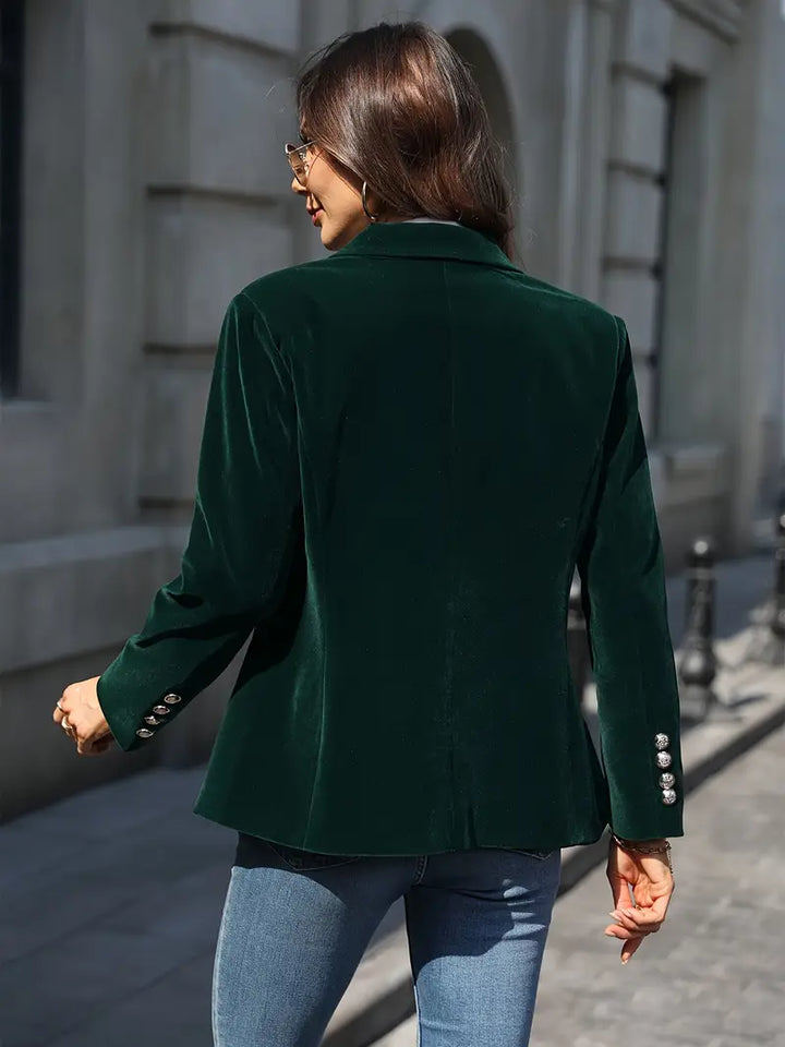 Carole™ | Elegant Velvet Blazer