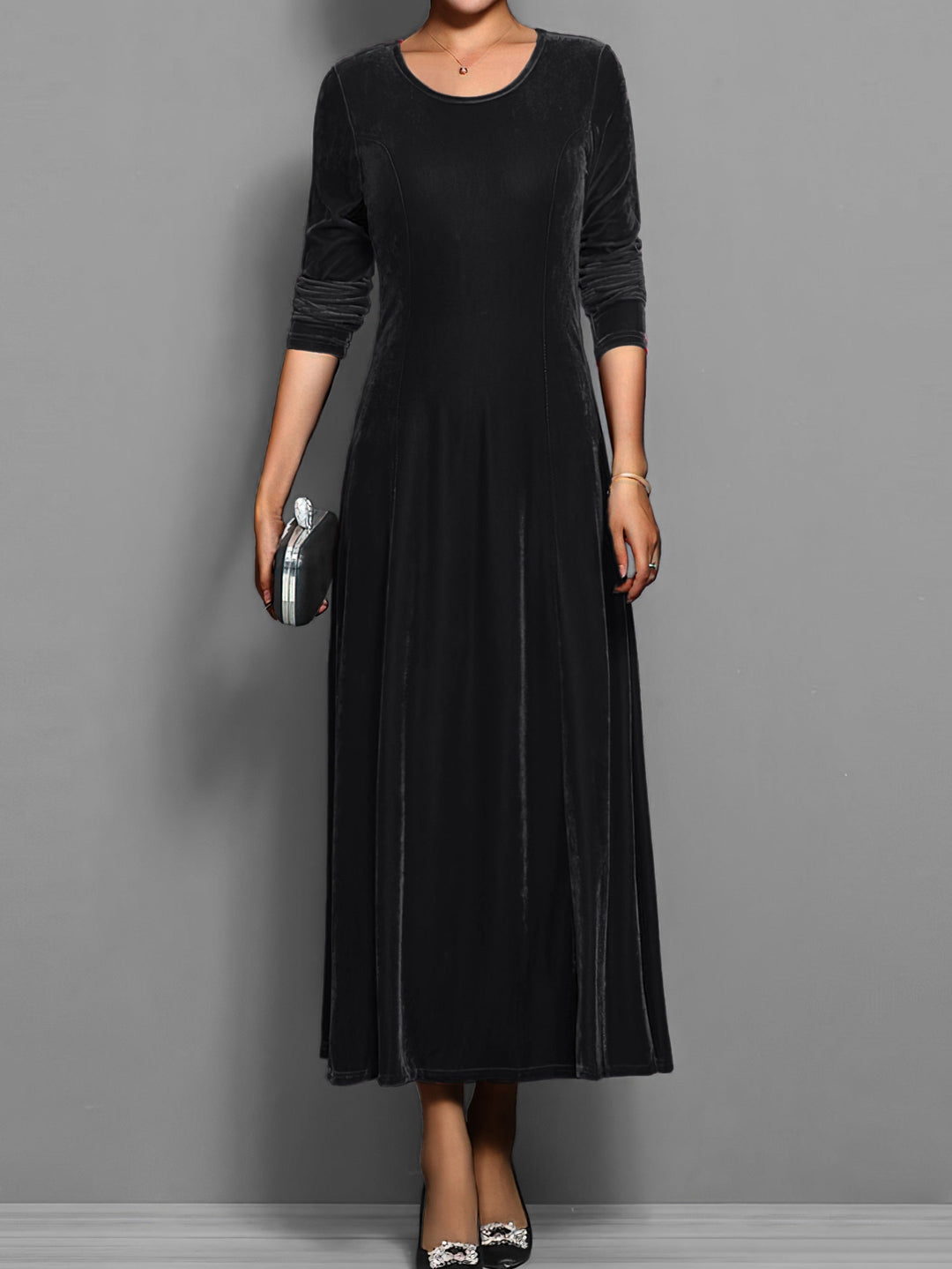 Elizabeth™ | Blødt Velvet Kjole