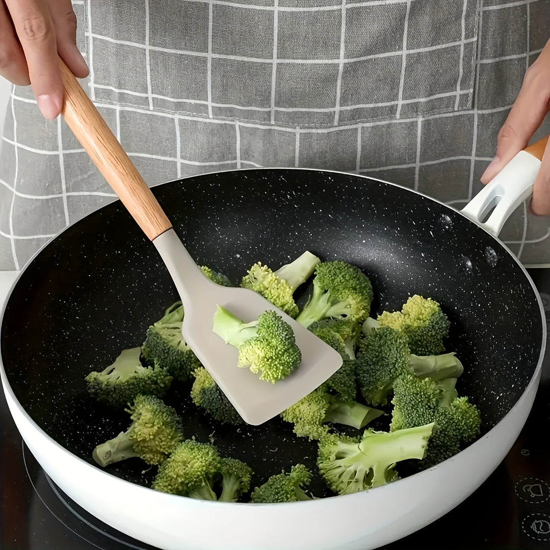 Varmebestandigt Silicone Køkkenredskabs Sæt med Non-Stick Design