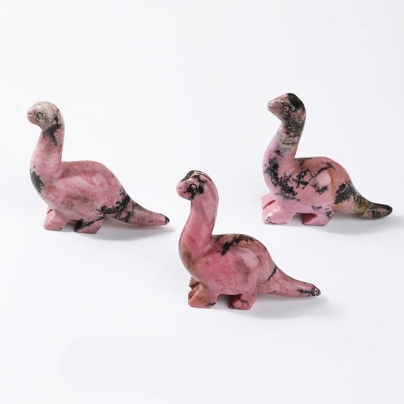 Naturlig Krystal Dinosaur Figurine 2,5 Tommer