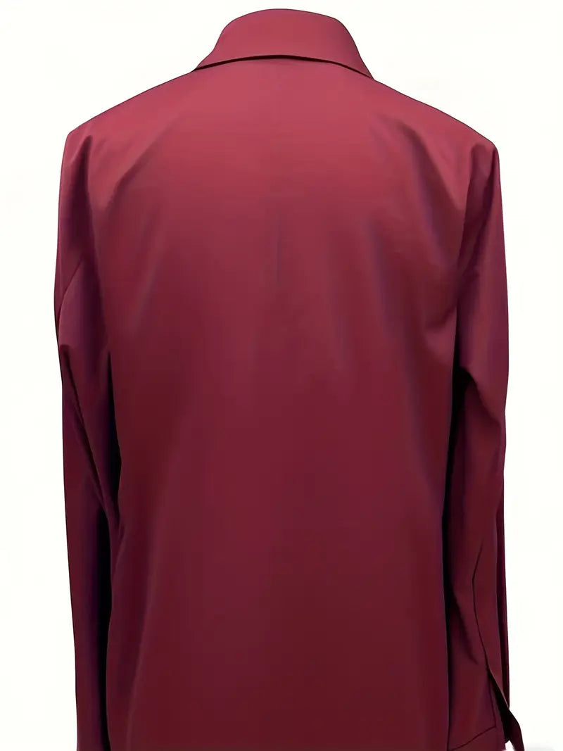 Eva™ | Luksus Satin V-Hals Bluse