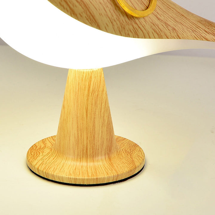 Træfugl Bordlampe med Blødt LED Lys