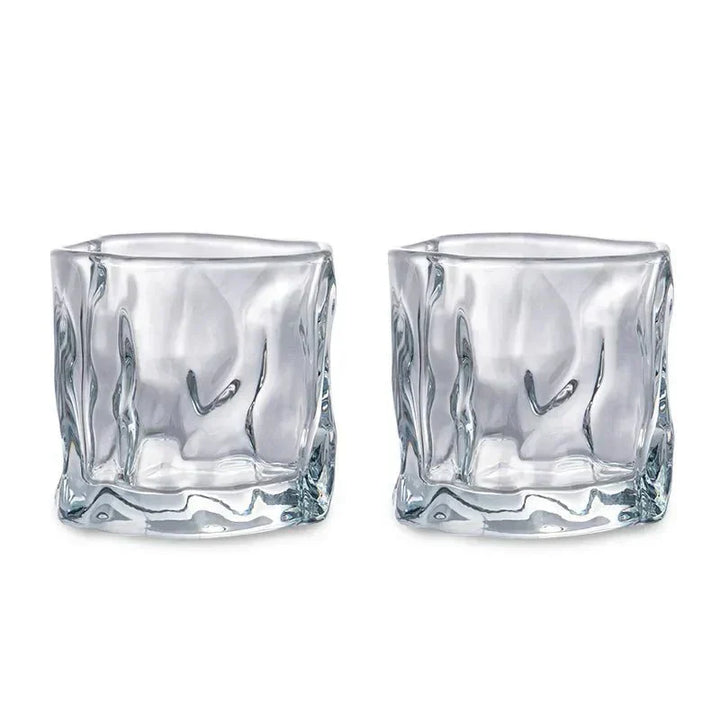 Ripple Glas Whisky Tumbler med Komfortabelt Greb