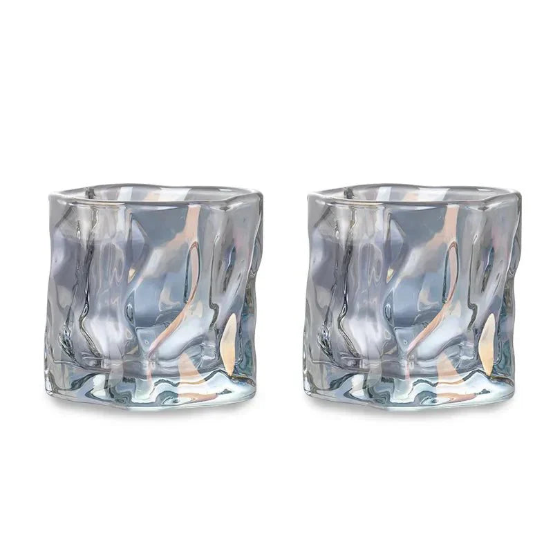 Ripple Glas Whisky Tumbler med Komfortabelt Greb