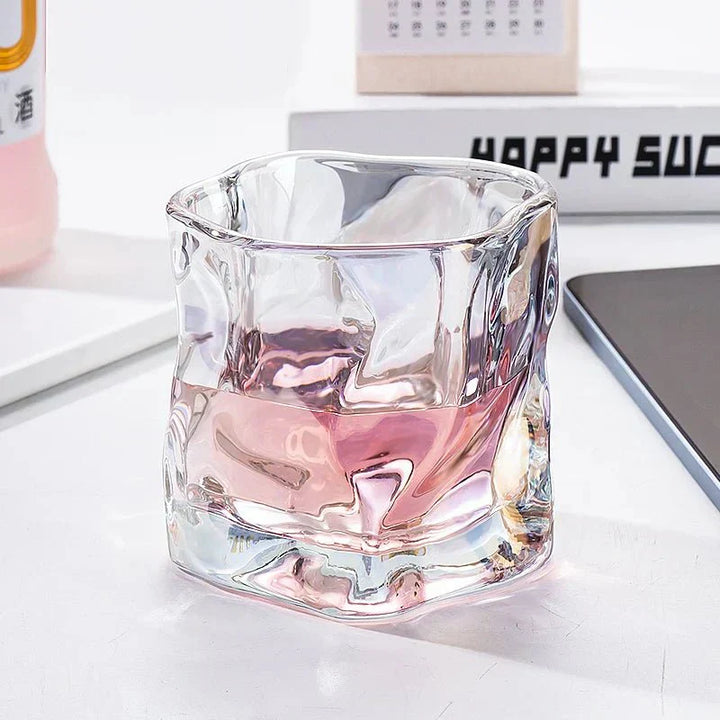 Ripple Glas Whisky Tumbler med Komfortabelt Greb
