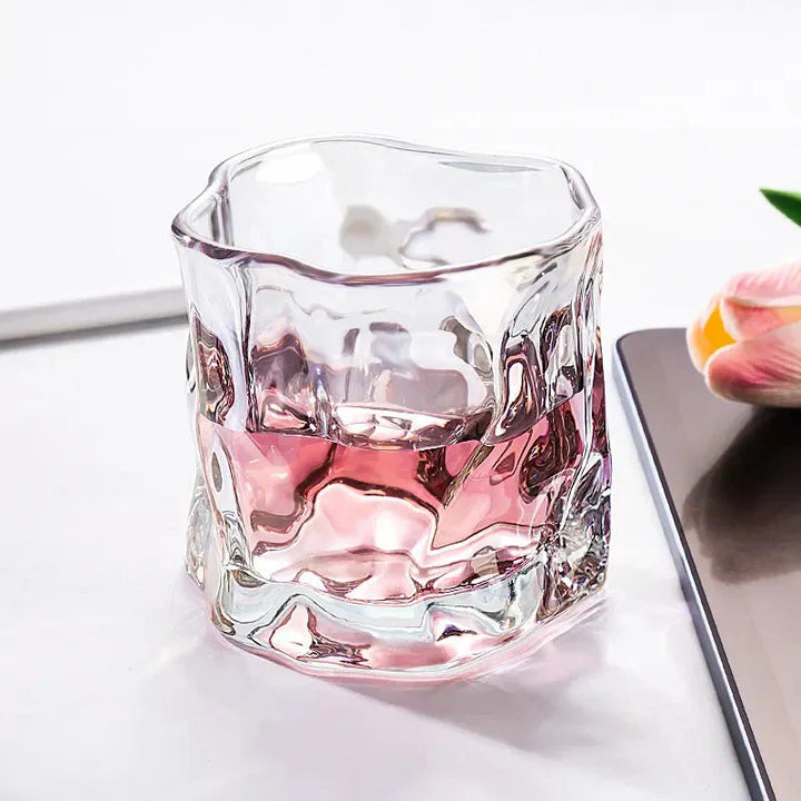 Ripple Glas Whisky Tumbler med Komfortabelt Greb
