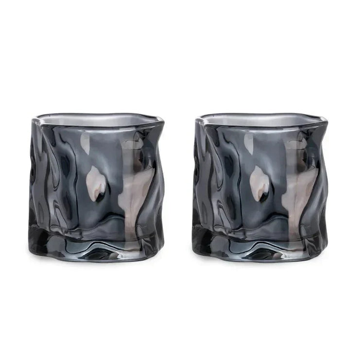 Ripple Glas Whisky Tumbler med Komfortabelt Greb