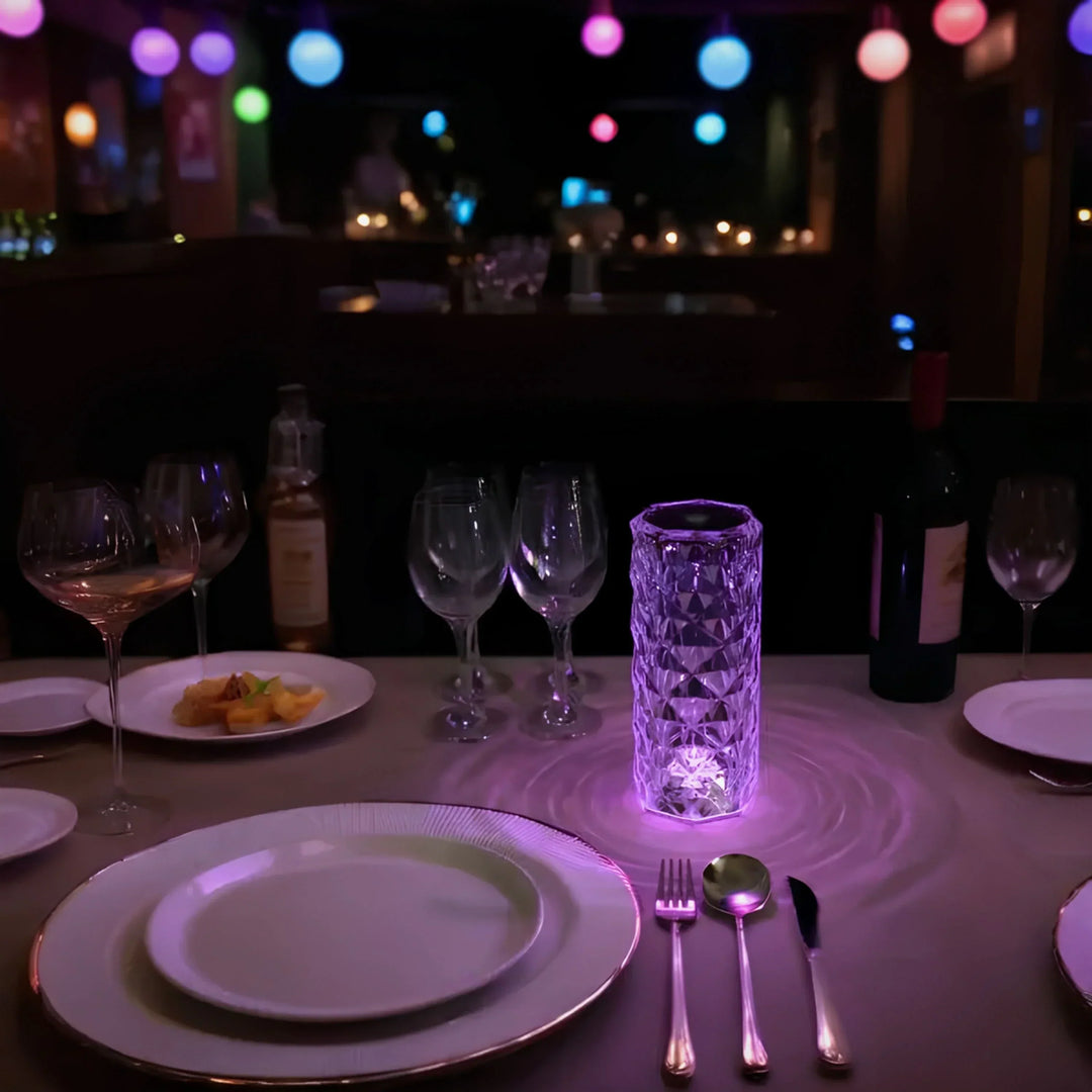Acrylic Touch Sensor Lampe med 16 Farver