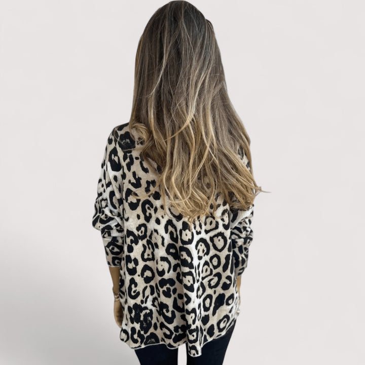 Astrid™ | Letvægts Leopardprint Top