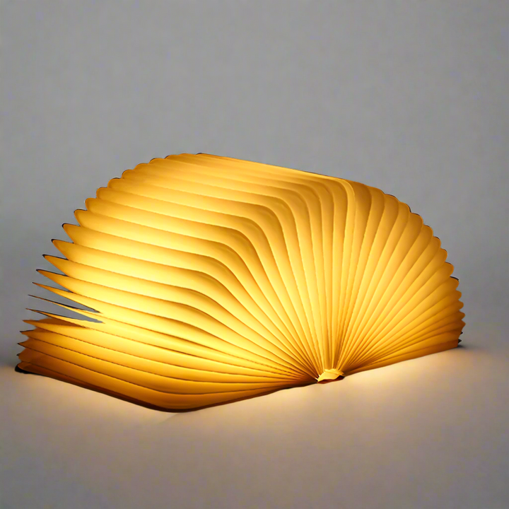 Foldbar LED Bordlampe med Berøringskontrol - USB Genopladelig Bogdesign
